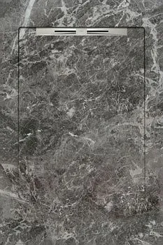 Керамический душевой поддон FIORI DI PESCA GREY - SLOPE LINE