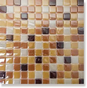 Мозаика 23 Mix 16 прессованное стекло чип 23х23