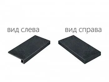 Ступень угловая правая Materia Titanio Scalino Angolare DX (620070000809)