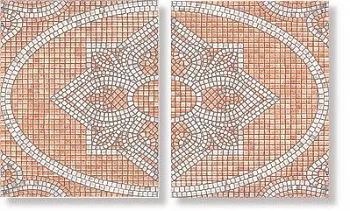 Декор А1419/2000 Савойя желто-коричневый