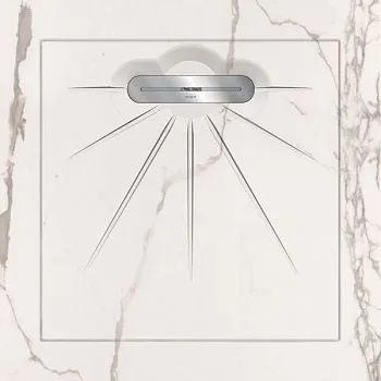 Керамический душевой поддон INFINITY WHITE - MULTI LINEAR MASSIVE 90