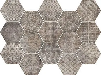 Керамогранит INSIEME Esagona Graffity Tortora