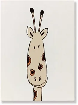 34055 Декор LOUIS & ELLA ЦВЕТНОЙ decor "голова жирафа"