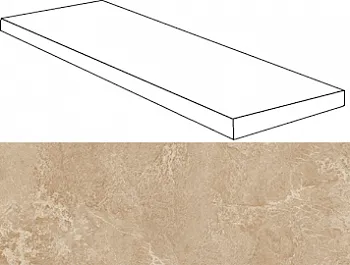 Угловая ступень 620070001027 Force Beige Scalino Angolare Dx правая 60