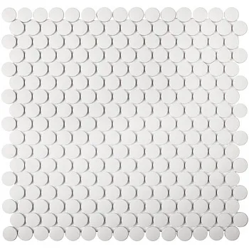 Мозаика Penny Round White Antislip (JNK81011)