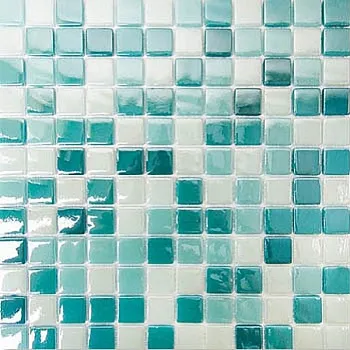 Мозаика 23 Mix 18 прессованное стекло чип 23х23