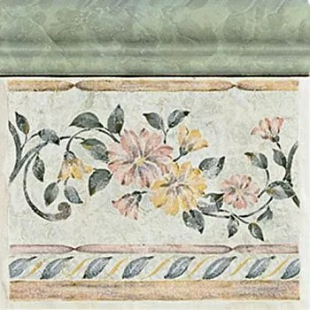 Бордюр AMBRE DI SOANNE ROSAI F (mix) Zocalo Acquamarina