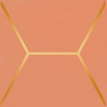 Декор Витраж OP/D181/17066 оранжевый