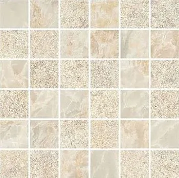 Мозаика Marble-Stone K9498848R001VTE0 Кремовый Матовый-Лапп. Ректификат 