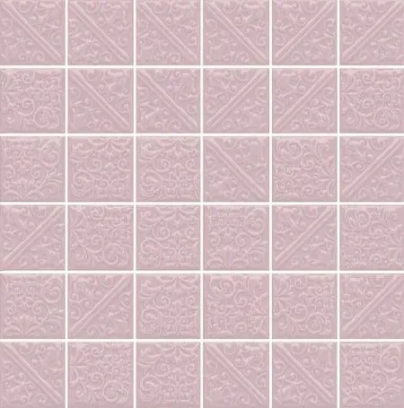 Настенная плитка Ла-Виллет 21027 розовый светлый (изображение)