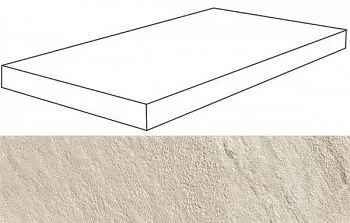 Угловая ступень Era Ivory Scalino Angolare Sx левая