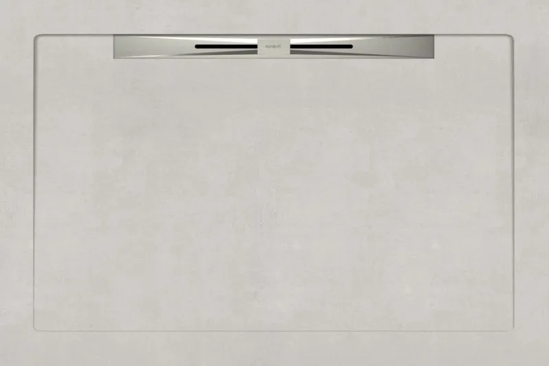 Керамический душевой поддон BETON WHITE - SLOPE NOVA LINE 120 (изображение)