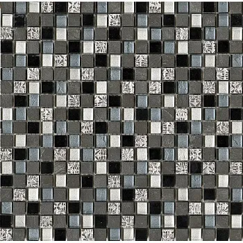 Мозаика Imperia Mix Silver Blue Blacks (1,5x1,5)