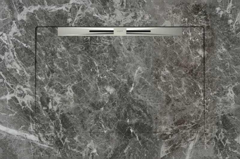 Керамический душевой поддон FIORI DI PESCA GREY - SLOPE NOVA LINE 120 (изображение)