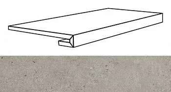 Фронтальная ступень с капиносом REX LA ROCHE GREY GRADINO (742254)