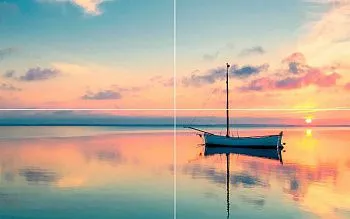 Настенное панно HGD\A15\4x\6000 Аверно Закат (4 части)