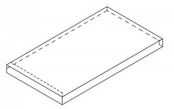 Угловая ступень Materia Magnesio X2 Scalino Angolare SX Nat. лев (620070000858)