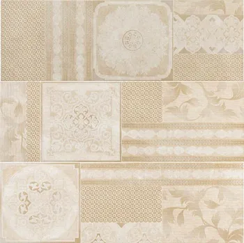 Декор Elite White Inserto Couture Глянцевый