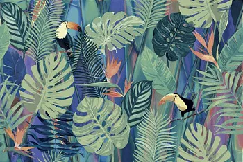 Панно Jungle (PWU11JGL1) (из 2 плиток)