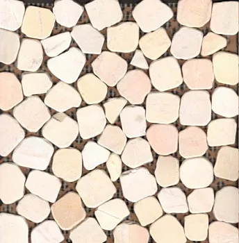 Мозаика Peble Yel Tumbled натур.мрамор