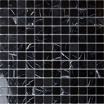 Мозаика BLACK SILK МРАМОР нат.камень (2.3x2.3)