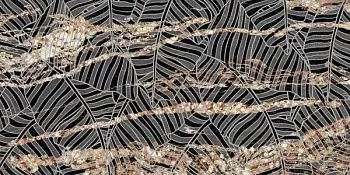 Декор NOBILE DEC.FOGLIE BLACK TAURUS LUX RET 60