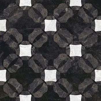 Керамогранит Queen узоры многоцветный (16167)