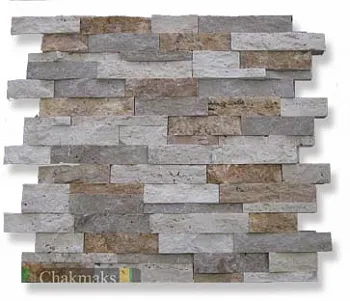 Мозаика POROUS травертин чип 1,5х7,6 5х7,6 2х10 2х5