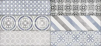 Настенная плитка Nordic рельеф многоцветный (NBG451D)