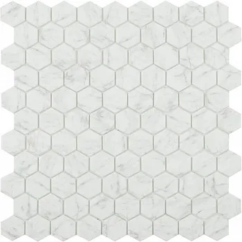 (Vidrepur) Мозаика Hex Marbles № 4300 (на сетке) 30.7x31.7