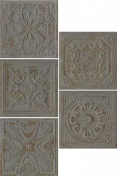 Настенная плитка Gatsby Charcoal Tin (Mix 5)