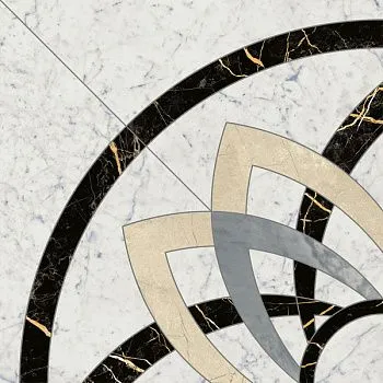 Декор Charme Extra Carrara Rosone Angolo (620120000065)