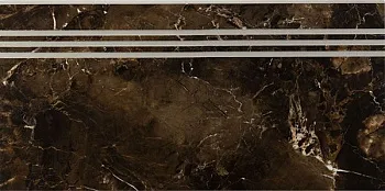 Фронтальная ступень с насечками Copper Slab black