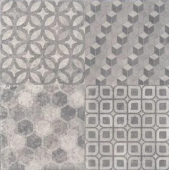 Напольная плитка 4226 Саттон орнамент серый (8,3мм)