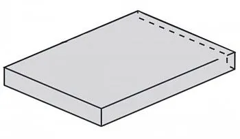Угловая ступень Charme Extra Carrara Scalino Angolare SX левая (620070001005)