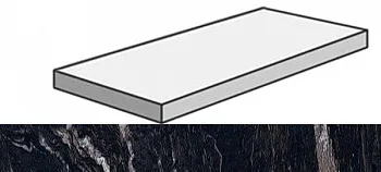 Угловая ступень SENSI GEMS  ANG. TOP SX TITAN BLACK левая (PF60005661)