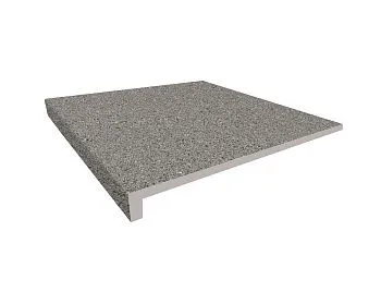 (Exagres) Фронтальная ступень PELDANO RECTO MILAN GRIS ANTISLIP 33х33х3