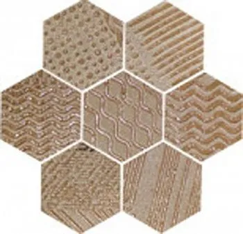 Декор Dec.RAKU ESAGONA COPPER 101771