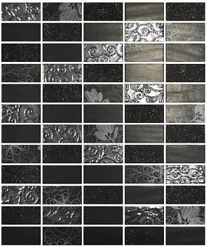 Мозаика MARBELOUS FLOWER BLACK