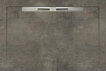 Керамический душевой поддон BETON ANTHRACITE - SLOPE NOVA LINE 120