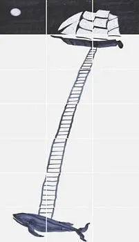 Панно VELIERO E BALENA 1 (сет из 12 шт 20x20)