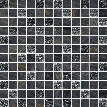Мозаика MOSAICO LUX QUADRETTI NERO