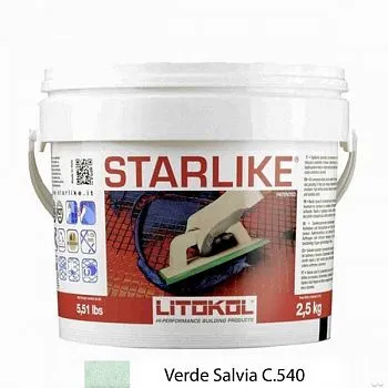 Litochrom Starlike C 540 зеленый шалфей (2,5 кг)