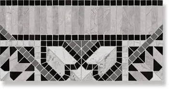 Декор Via Appia Cen. Samos Negro