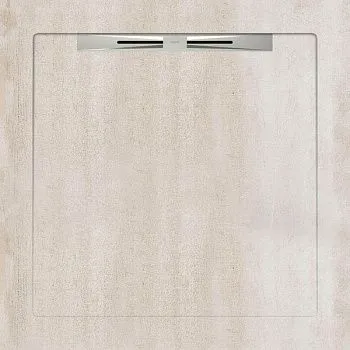 Керамический душевой поддон COSMO WHITE - SLOPE LINE 90