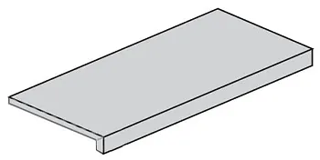 Угловая ступень Terraviva Grey Scalino Angolare Dx правая (620070001595)