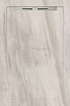 Керамический душевой поддон HILL WHITE - SLOPE LINE 120