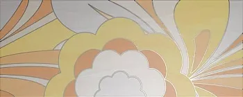 Декор Dec. CANDY Cloe yellow 20х50