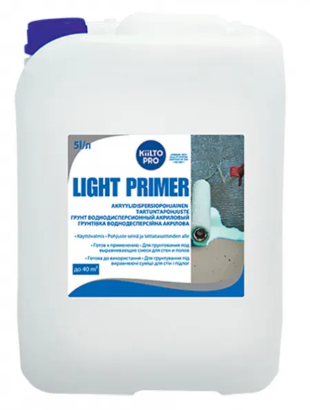Грунтовка KIILTO LIGHT PRIMER белая 5л (изображение)