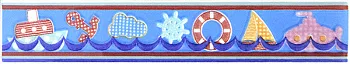 Бордюр AR54/5055 Морская прогулка